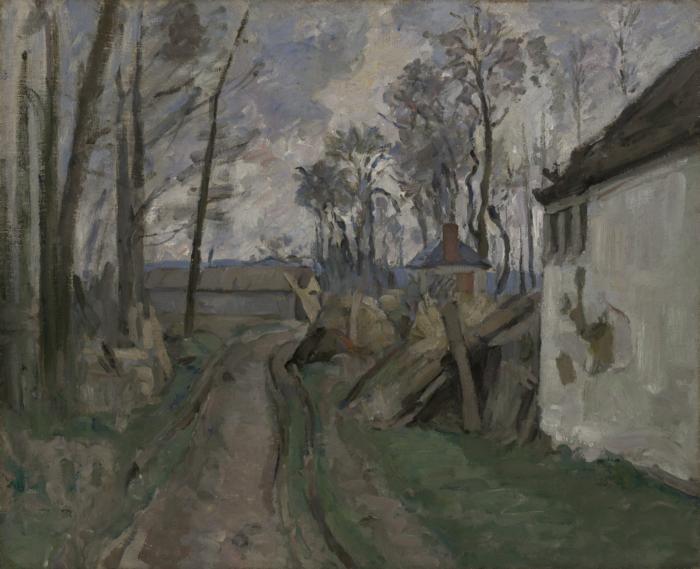Paul Cezanne Village Road Near Auvers oil painting picture